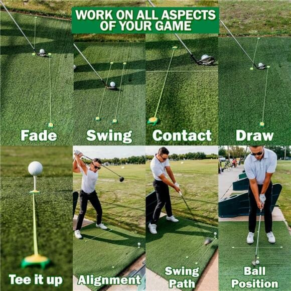 Golf Tee Holder, Great for Golf, Baseball and Softball to Practice Alignment - Picture 4 of 7